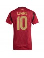 Belgien Romelu Lukaku #10 Heimtrikot für Frauen EM 2024 Kurzarm